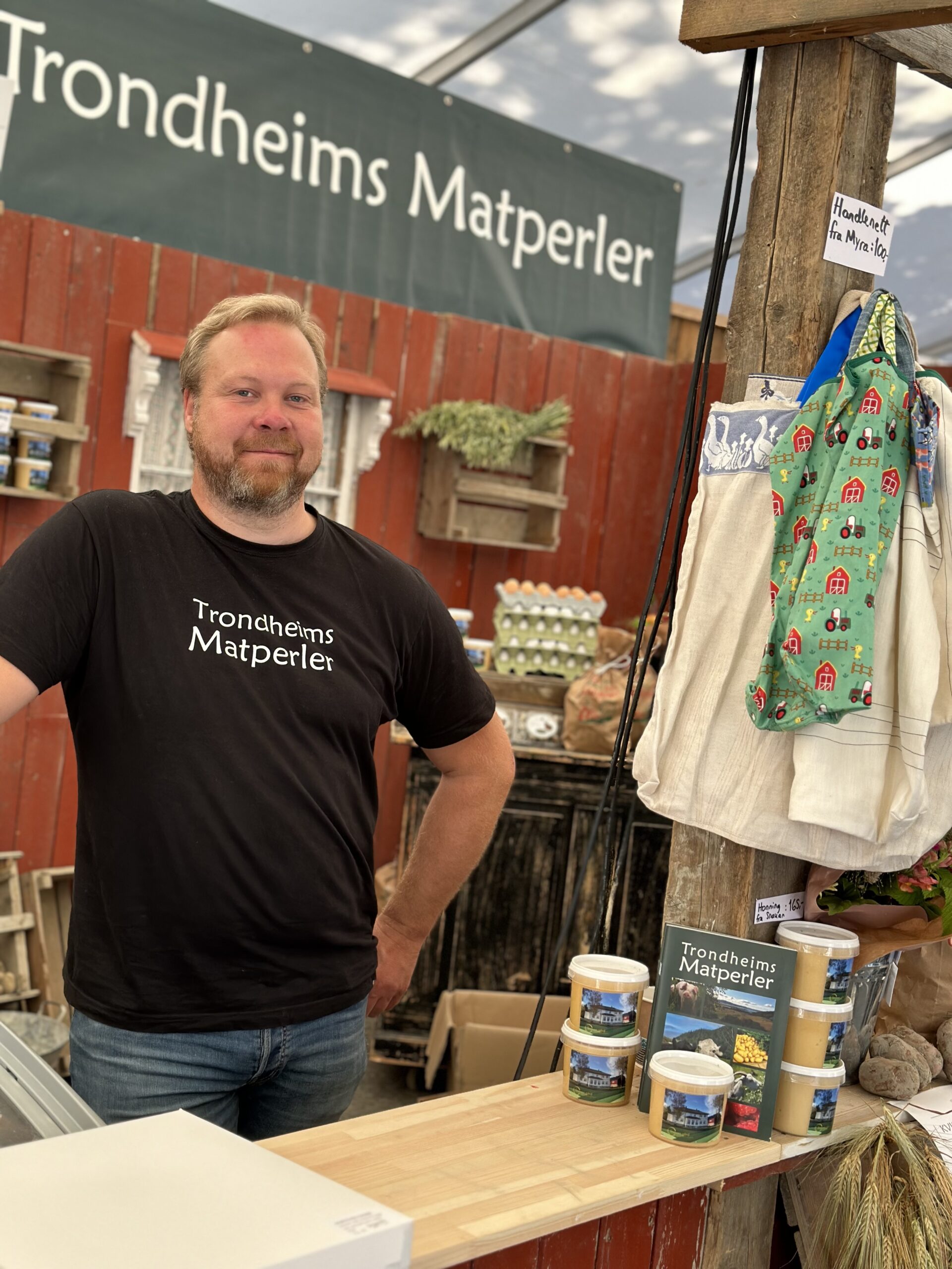 Mann på matfestival