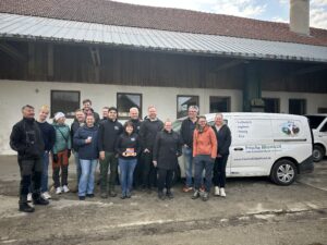 Trondheims Matperler på besøk hos familien Lanzl