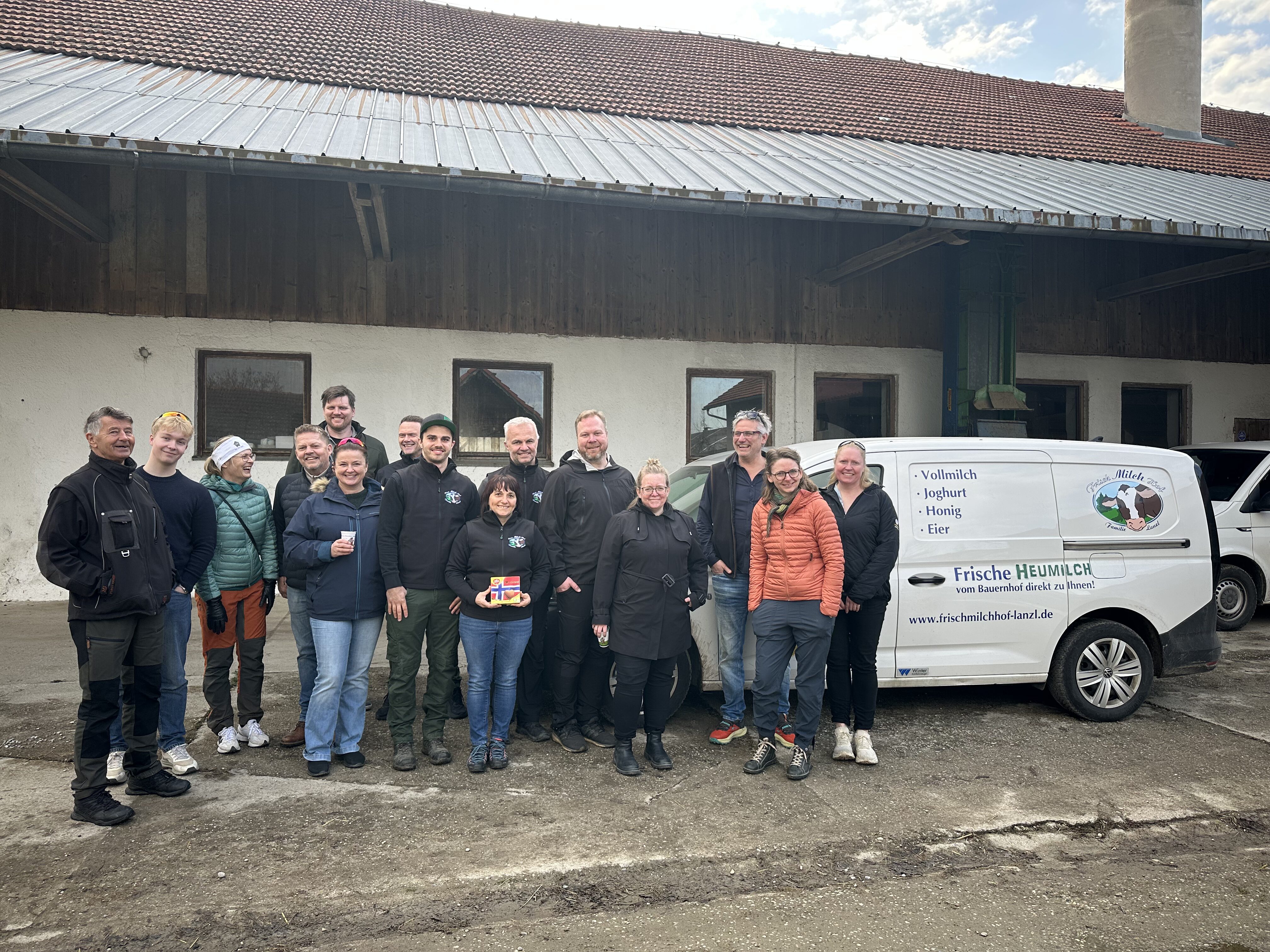 Trondheims Matperler på besøk hos familien Lanzl