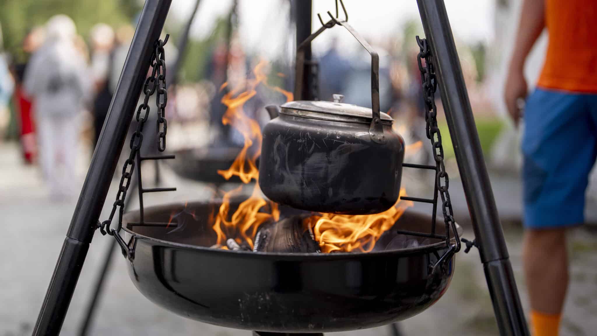 Kaffe på bålpanne